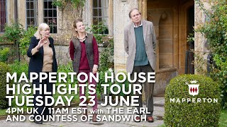 Mapperton House highlights and reflections tour with the Earl and Countess of Sandwich [upl. by Aihsined]