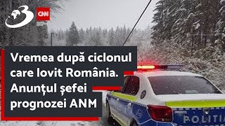 Vremea după ciclonul care lovit România Anunțul șefei prognozei ANM [upl. by Yendirb144]