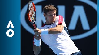 Pablo Carreno Busta v Gilles Simon match highlights 2R  Australian Open 2018 [upl. by Ennairrek]