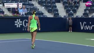 2017 Abierto GNP Day 3  Shot of the Day  Caroline Garcia [upl. by Merri]