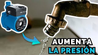 Solución para una baja presión de agua  Bomba presurizadora  Aumenta el flujo de agua en tu casa [upl. by Jc232]