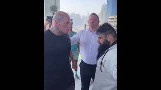 The Iranian Hulk vs Martyn Ford Face Off [upl. by Enaasiali]