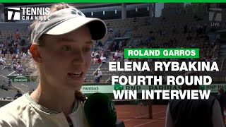 Elena Rybakina Focusing On Consistency  2024 Roland Garros Fourth Round [upl. by Cis437]