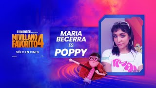 María Becerra es Poppy en Mi Villano Favorito 4 [upl. by Sapienza]