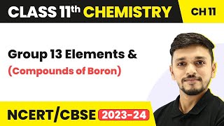 Class 11 Chemistry Ch 11  Group 13 Elements Compounds of Boron  The pBlock Elements [upl. by Narat]