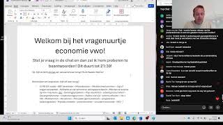 Examen vragenuurtje VWO economie [upl. by Pandora]