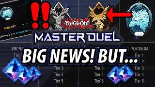 BIG NEWS for YuGiOh Master Duel BUT [upl. by Wiatt]