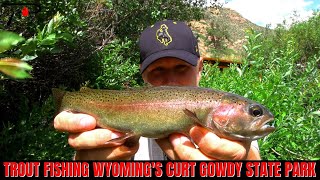 Trout Fishing Wyomings Curt Gowdy State Park [upl. by Abigael467]