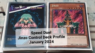 Speed Duel Jinzo Control Deck Profile January 2024 [upl. by Queston946]