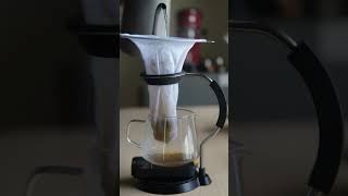 Filter coffee with a coffee sock filtercoffee coffee bourbon coffeesock asmrsounds [upl. by Stanton609]