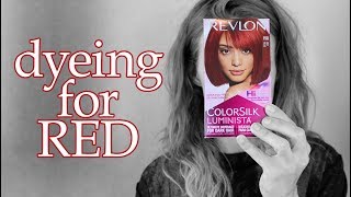 Dyeing for Revlon Colorsilk Luminista 150 RED [upl. by Filippo48]