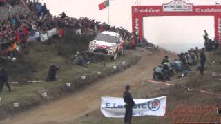 ESPECTACULAR SALTO DE KRIS MEEKE RALISPRINT FAFE 2014 SPECTACULAR JUMP Kris Meeke [upl. by Norra]