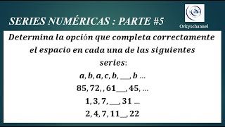 SERIES NUMÉRICAS PARTE 5 [upl. by Nnaerb952]