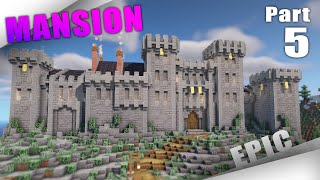 How To Build a Survival Castle Mansion in Minecraft for 10 players PART 5 Ballroom and Bedrooms [upl. by Trab257]