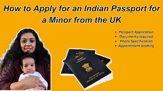 How to apply for an Indian passport for a MinorNewborn from the UK  Malayalam [upl. by Longo589]