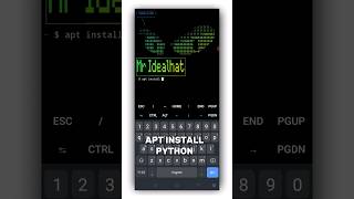Learn PYTHON in Termux  Termux Cool Commands mridealhat shorts termux python [upl. by Westlund]