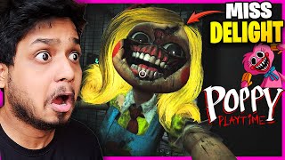 SCARIEST TEACHER MISS DELIGHT🎃  Poppy Playtime Chapter 3 Hindi 2 [upl. by Keldon]