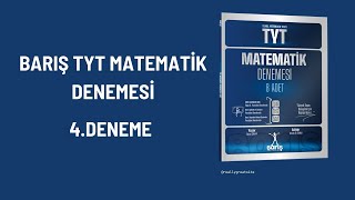 Barış Yayınları  8li TYT Matematik Denemesi 4Deneme [upl. by Asil]