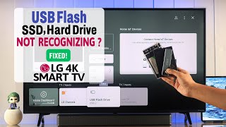 USB Drives Not Working on LG Smart TV  Fix Unrecognized USB Devices [upl. by Ahsenahs545]