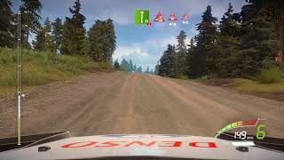 WRC 7 PC  Rally Finland  bonnet cam gameplay [upl. by Ysied939]