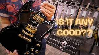 2023 Epiphone SG Custom Guitar  DeMo REVIEW [upl. by Yasibit]