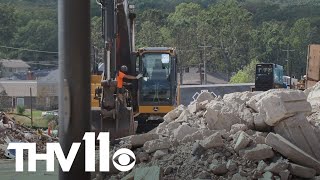 Little Rock Fire Station 9 could take years to rebuild [upl. by Atnahsa]