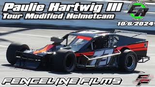 Paulie Hartwig III Tour Modified Helmetcam Evergreen Raceway 1062024 [upl. by Enia439]