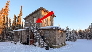 Our First Look Upstairs We Bought an Abandoned Cabin in Alaska [upl. by Yhtommit]