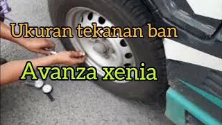 Ukuran Tekanan angin pada mobil avanza xenia [upl. by Merta]