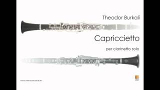 Theodor Burkali plays his Capriccietto per clarinetto solo [upl. by Valeria]