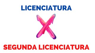 QUAL A DIFERENÇA ENTRE LICENCIATURA E SEGUNDA LICENCIATURA [upl. by Kelcy441]