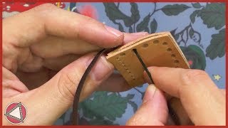 4 COSTURAS con TIRETA de CUERO 🤩 súper FÁCILES  DIY Tutorial [upl. by Dich]