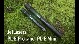 JetLasers PLE Pro and PLE Mini laser pointer comparison [upl. by Roxanne]