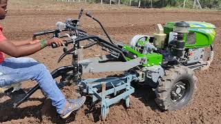 kirloskar power tiller CULTIVATOR attachment [upl. by Airretal]