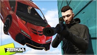 SMASHING SNIPERS AT 200MPH GTA 5 Funny Moments [upl. by Salita]