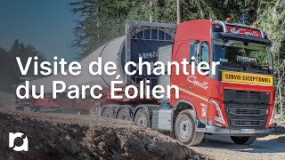 Visite de chantier du Parc Éolien des Noës [upl. by Latsyrcal]