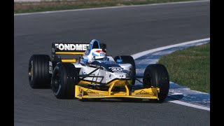 1997 December 2  5  Esteban Tuero amp Tom Kristensen test Minardi M197  Barcelona [upl. by Steere]