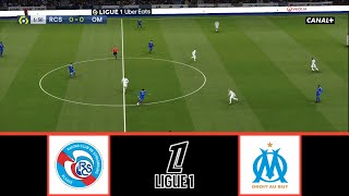 STRASBOURG VS OLYMPIQUE MARSEILLE  LALIGA 20242025  FOOTBALL LIFE 2024 [upl. by Alida]