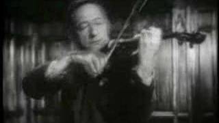 Jascha Heifetz plays Brahms Hungarian Dance 7 [upl. by Nyrak206]