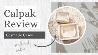 Calpak Review Cosmetic Cases  Small and Medium Size Comparison [upl. by Yelyah499]