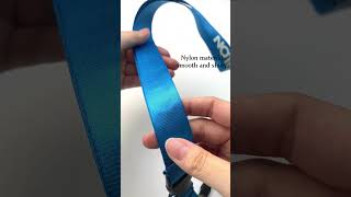 Custom Logo Glow Imitation Nylon Lanyard For CompanySchool [upl. by Hellah]