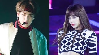 Taehyung V BTS and Lisa BLACKPINK [upl. by Schaab]