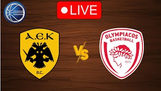 🔴 Live AEK Athens vs Olympiakos  Live Play By Play Scoreboard [upl. by Blodgett]