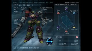 Armored Core AC Showcase  Grotesquery AC Nexus [upl. by Ariik863]