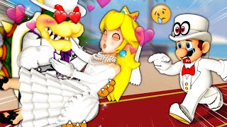 Peach Chooses Bowser Over Mario in a Surprising Wedding Twist  Mario Roblox [upl. by Hairehcaz]