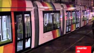 3 Le tram roule bd Foch  courrierdelouestfr [upl. by Verada]