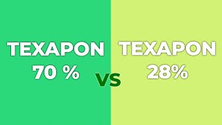 COMO CAMBIAR EN UNA FORMULA TEXAPON 70 ´por 28 y genapol 28 por 70 LAURIL eter sulfato 70 Y 28 [upl. by Reave]