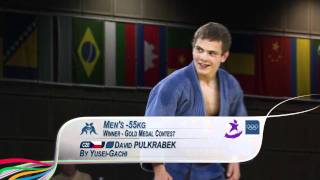 Mens Judo 55Kg  Gold and Bronze Medal Contests  Singapore 2010 Youth Games [upl. by Pickar684]