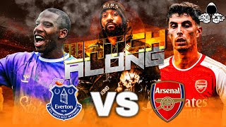 Everton 01 Arsenal  PREMIER LEAGUE LIVE Watch Along with RANTS [upl. by Lesiram]