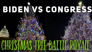 Christmas Tree Battle Royale  White House vs Congress There can be only one [upl. by Glennie262]